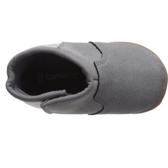 Carter's Baby/Toddler Girl Gray Boots Size 5 - Picture 5 of 7